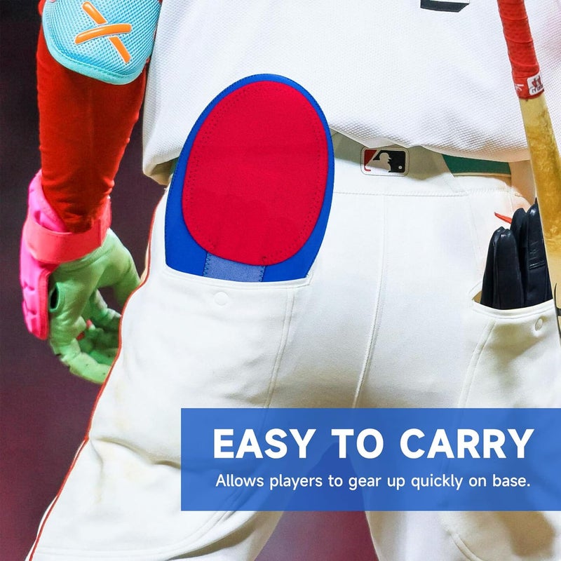 MENOLY Sliding Mitt - Baseball Sliding Mitts for Youth Adult Black Baseball Softball Sliding Glove Universal Right or Left Hand Ice Cream Drip Design-Two Size - Image 5